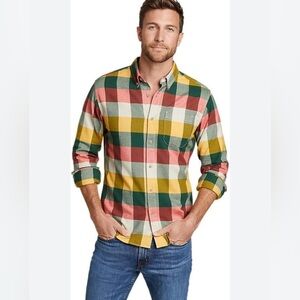 Plaid Flannel Button Down Cottagecore Gingham